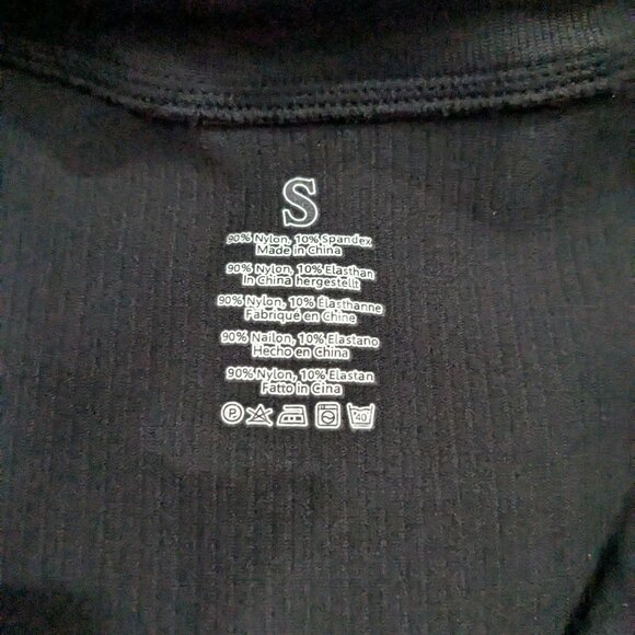 Unbranded Long Sleeve One-PIece Jumpsuit Zip Up Shapewear Black Size Small - Picture 3 of 6